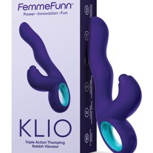 Shop Femme Funn Klio Triple Action Rabbit - Dark Purple online