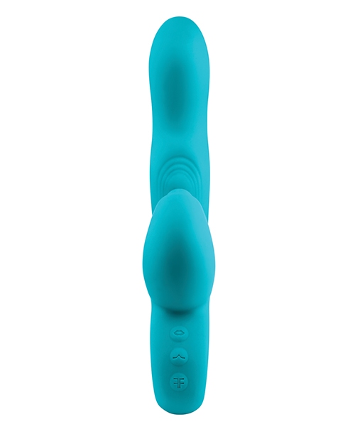 Shop Femme Funn Klio Triple Action Rabbit - Turquoise