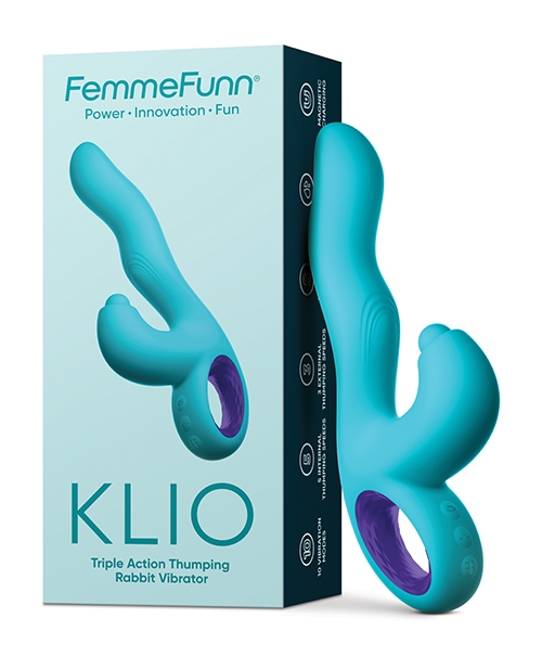 Shop Femme Funn Klio Triple Action Rabbit - Turquoise online