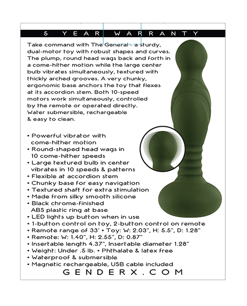 Order Gender X The General - Green online