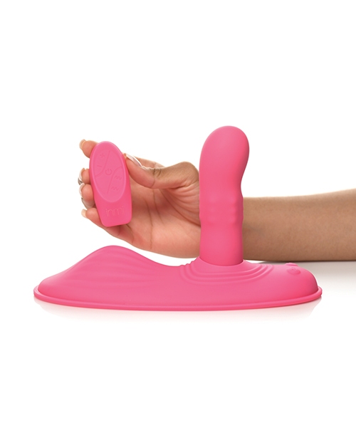 Inmi Spin N' Grind Rotating & Vibrating Silicone Grinder - Pink for sale