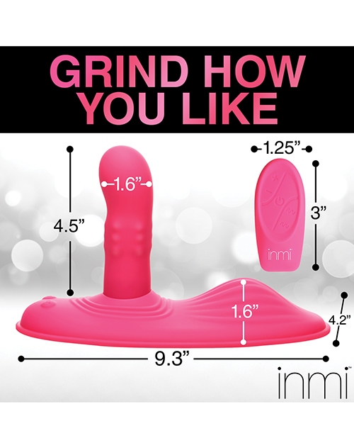 Buy Inmi Inmi Spin N' Grind Rotating & Vibrating Silicone Grinder - Pink