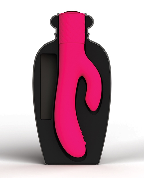 Lola Milani Mystique Rabbit w/Black Bottle - Fuchsia for sale