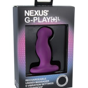 Shop Nexus GPLAYLRG Unisex Rechargeable Vibrator - Purple online