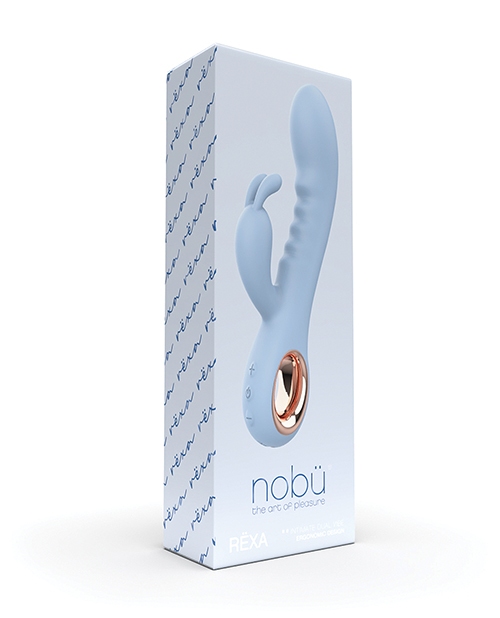 Shop Nobu Rexa Dual Vibrator - Light Blue