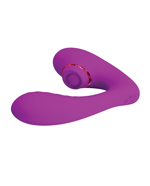 Shop Pretty Love Nauty Thumping & Vibrating Insertable Vibrator - Fuchsia
