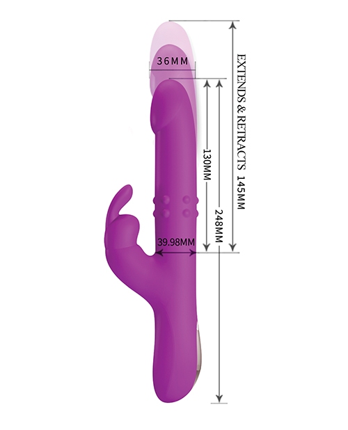 Shop Pretty Love Reese Thrusting Rabbit - Fuchsia