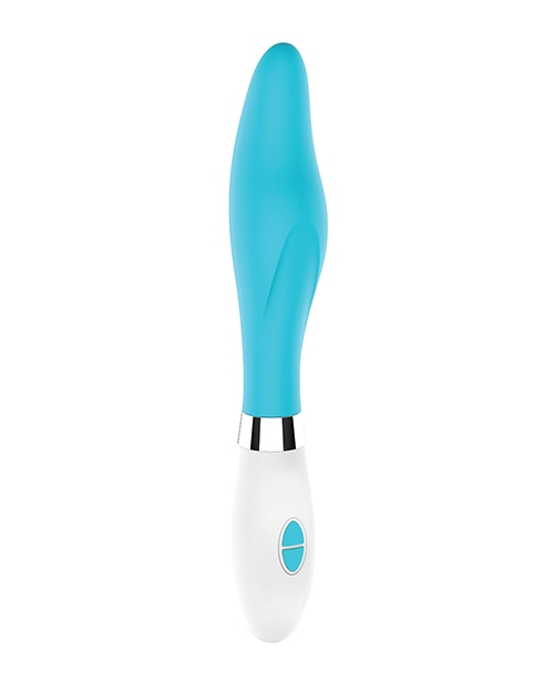 Shots Luminous Athamas Silicone 10 Speed Vibrator - Turquoise for sale