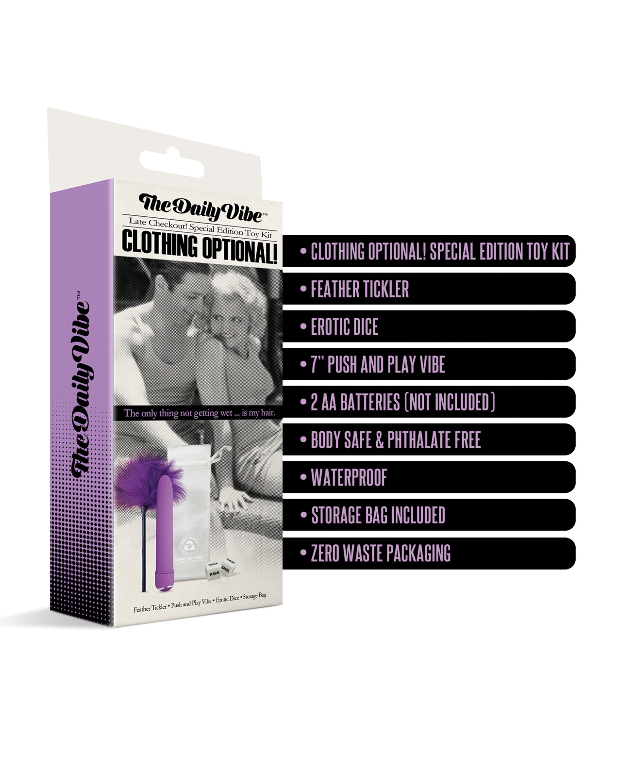 Buy The Daily Vibe The Daily Vibe Clothing is Optional Kit - Purple