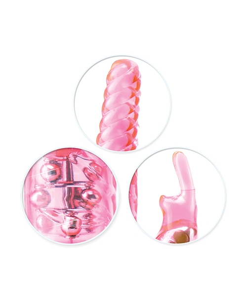 Shop Total Ecstasy Triple Stimulator Vibe - Pink