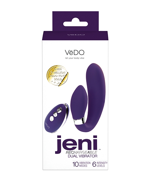 Shop VeDO Jeni Dual Motor Vibe w/Remote - Purple
