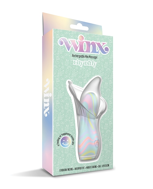 Shop WINX Lily Dilly Squishy Silicone Vibrator - Multi-Color online