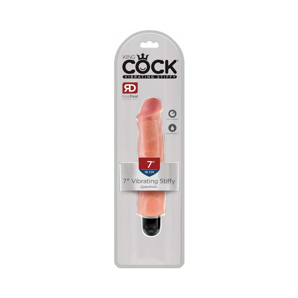 7 inch dildo by pipedream in vanilla ivory beige shown for use by her or him