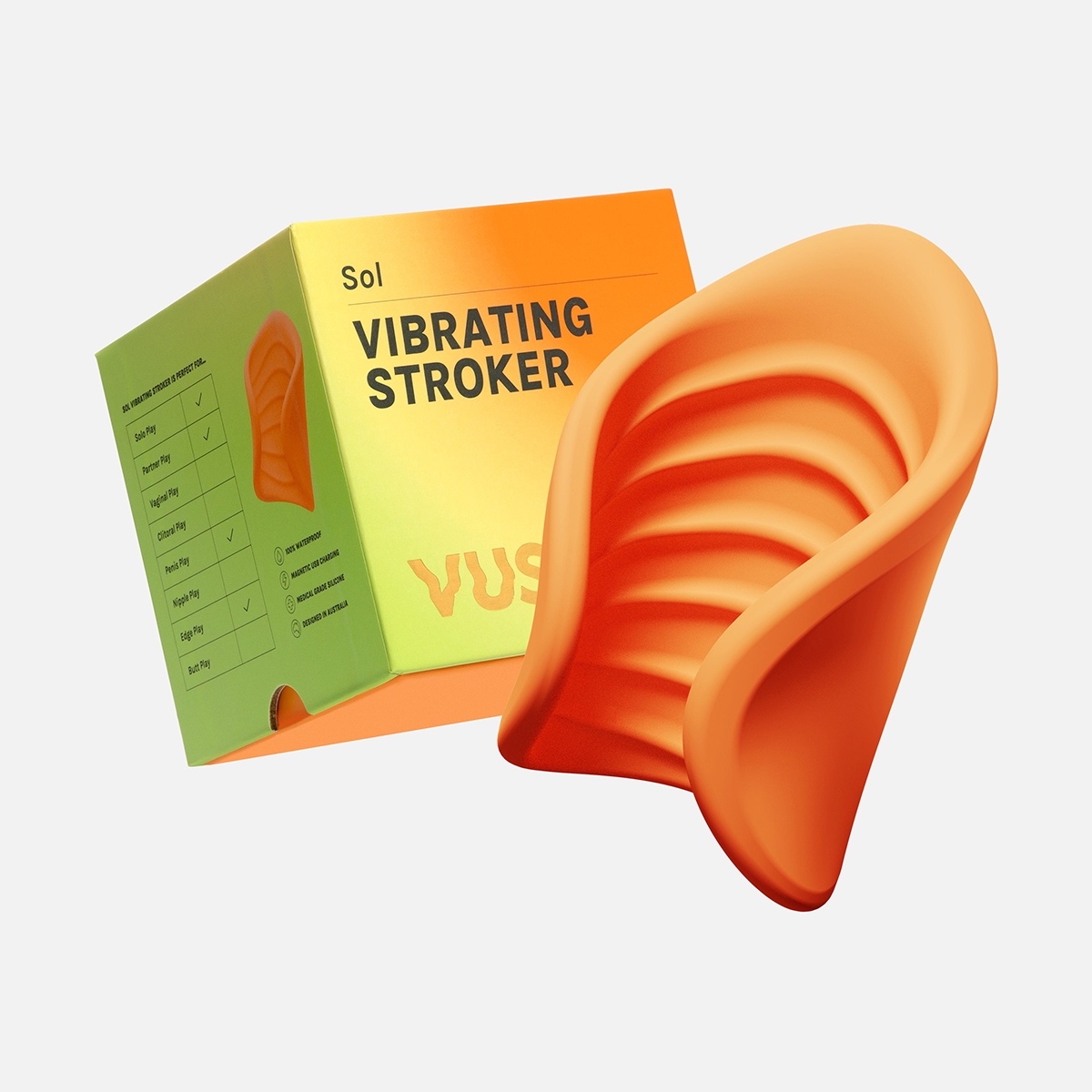 Vush Sol Vibrating Stroker Vibrator product photo