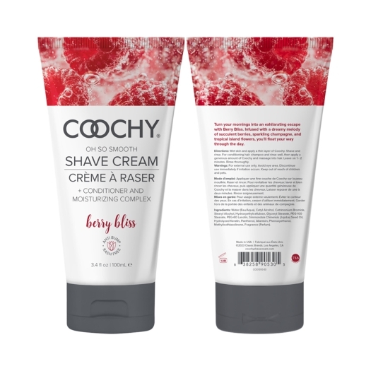 Best Coochy Berry Bliss Shave Cream 3.4oz her care Coochy shave on sale at herVibrators.com.