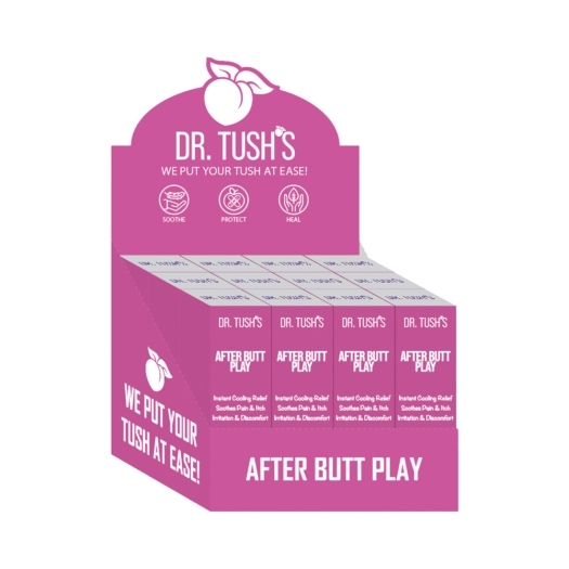Dr. Tush's After Butt Play Pink Box 12pk intimate cleansers and personal cleansing care by Dr Tush.