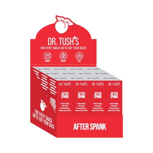 Dr. Tush's After Spank 12-Pack Display intimate cleansers and personal cleansing care by Dr Tush.