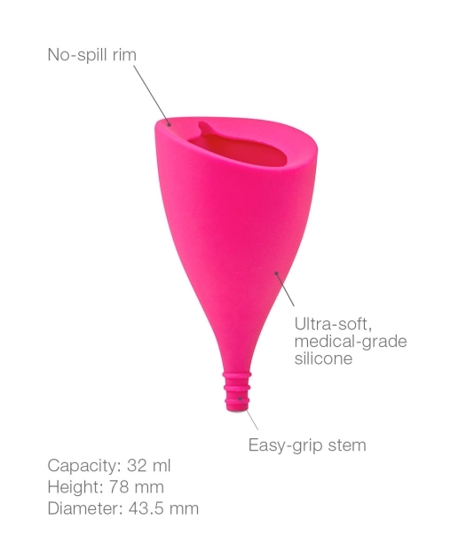Try a Intimina Lily Cup Size B menstrual cup for your next period to see why some women claim this is the best menstrual cup!