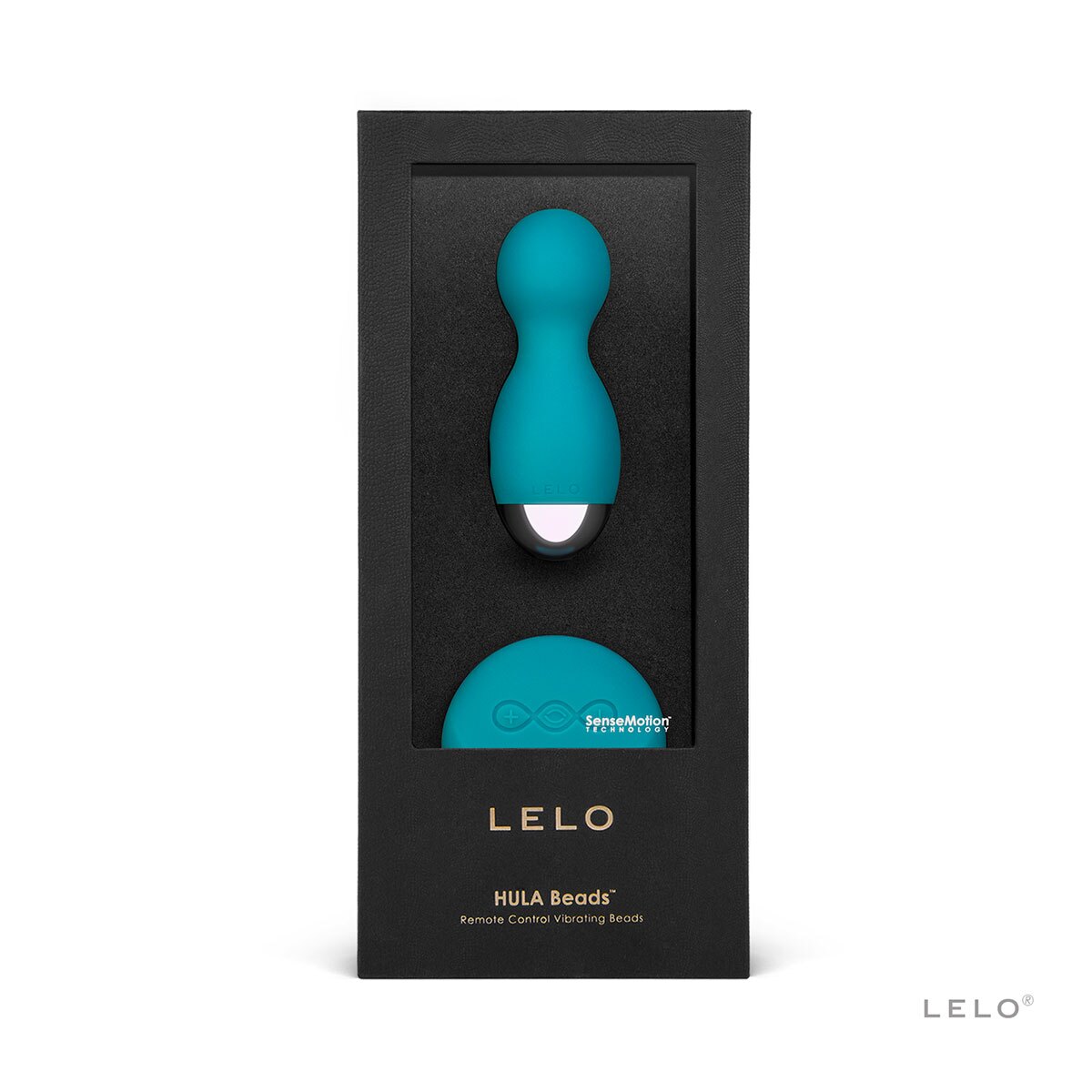 Close-up of the Blue LELO vibrator for texture detail