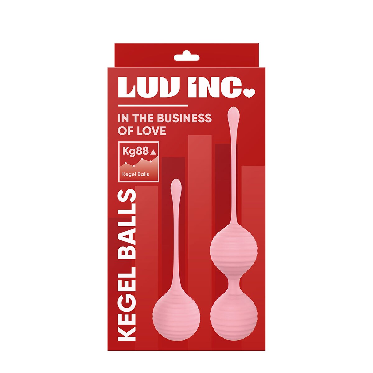 Buy Luv Inc Kegel Balls Light Pink kegel exercise device for pelvic floor muscle strengthening.
