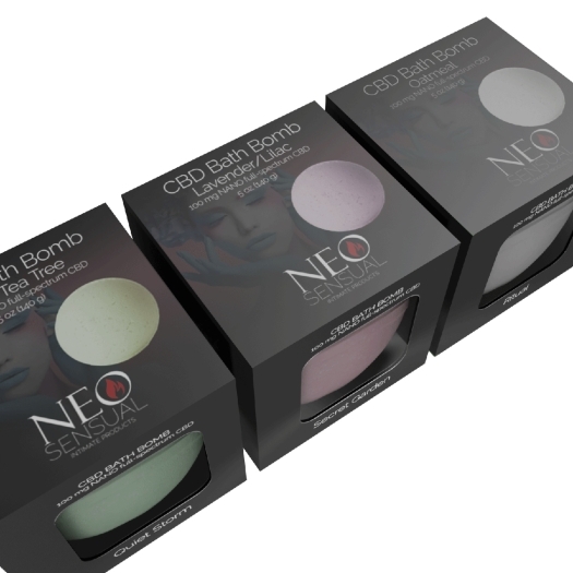 Neo Sensual Cbd Bath Bomb - Quiet Storm intimate cleansers and personal cleansing care by NEO Sensual.