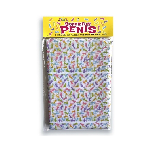 Buy  Super Fun Penis Tissue Paper book for her.