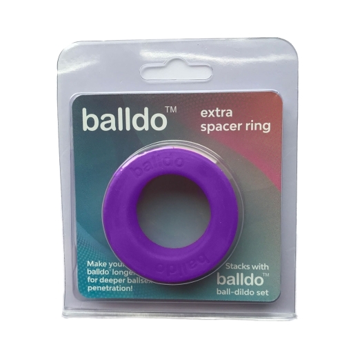 Balldo Spacer Ring Purple Waterproof dildo stabilizers are made by Balldo and are found on sale at herVibrators.com often.