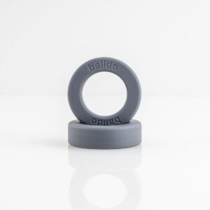 Balldo Spacer Ring Steel Grey Waterproof Strap On Dildo Stabilizer