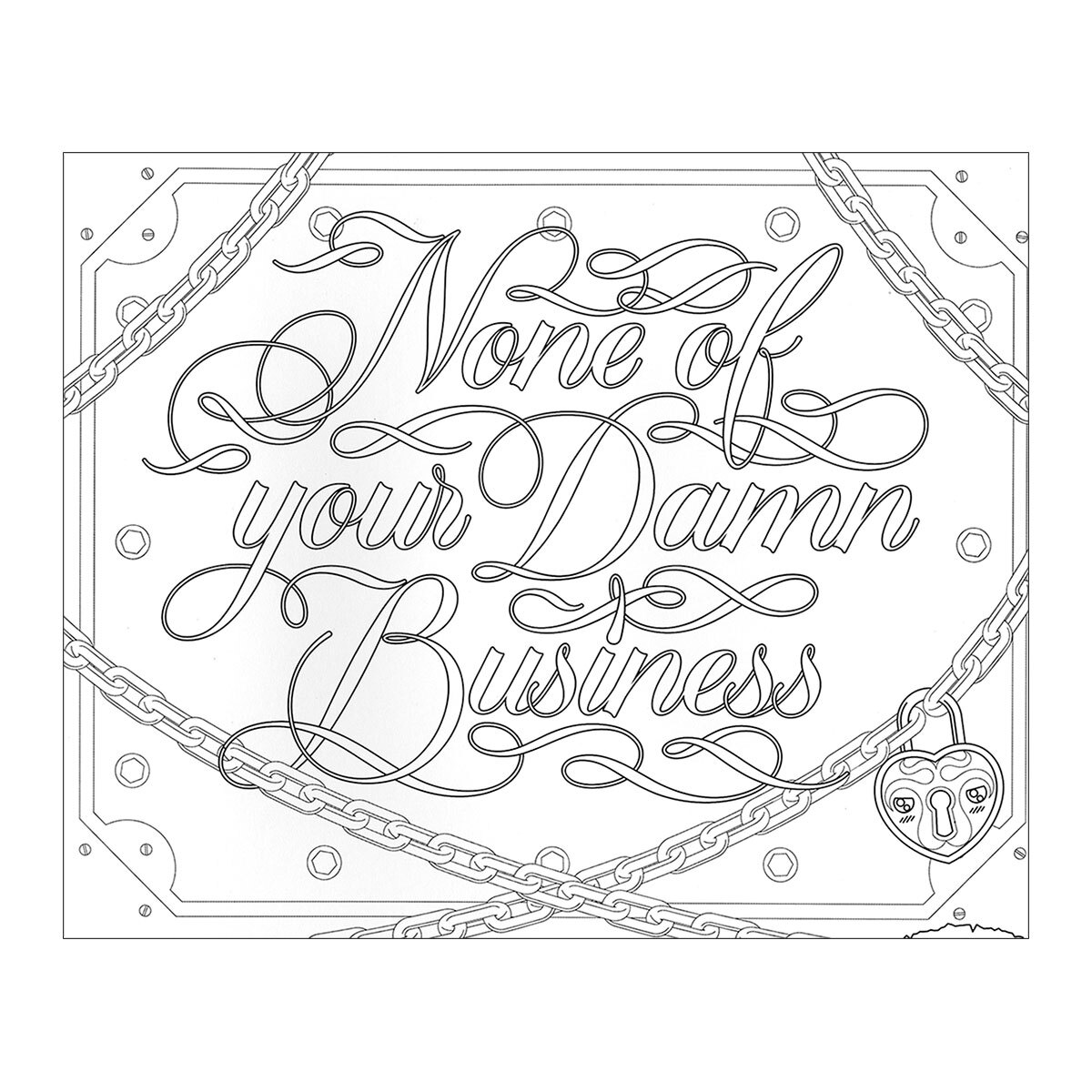 Buy  Calligraphuck F*cking Awesome Coloring Book book for her.