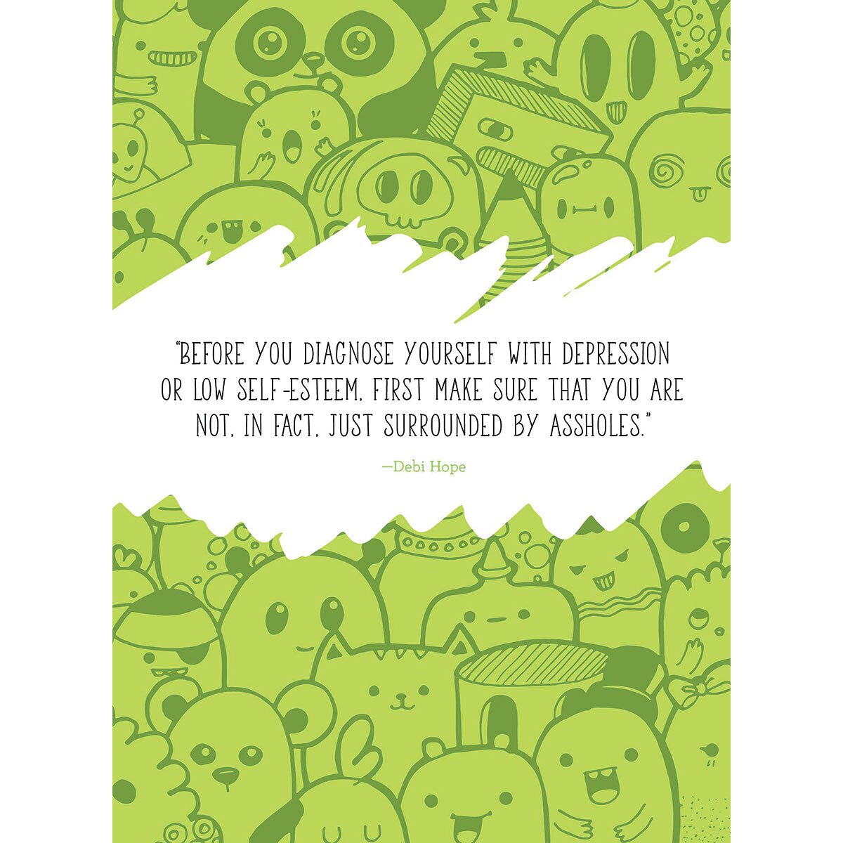 Buy  Find Your F*cking Happy book for her.