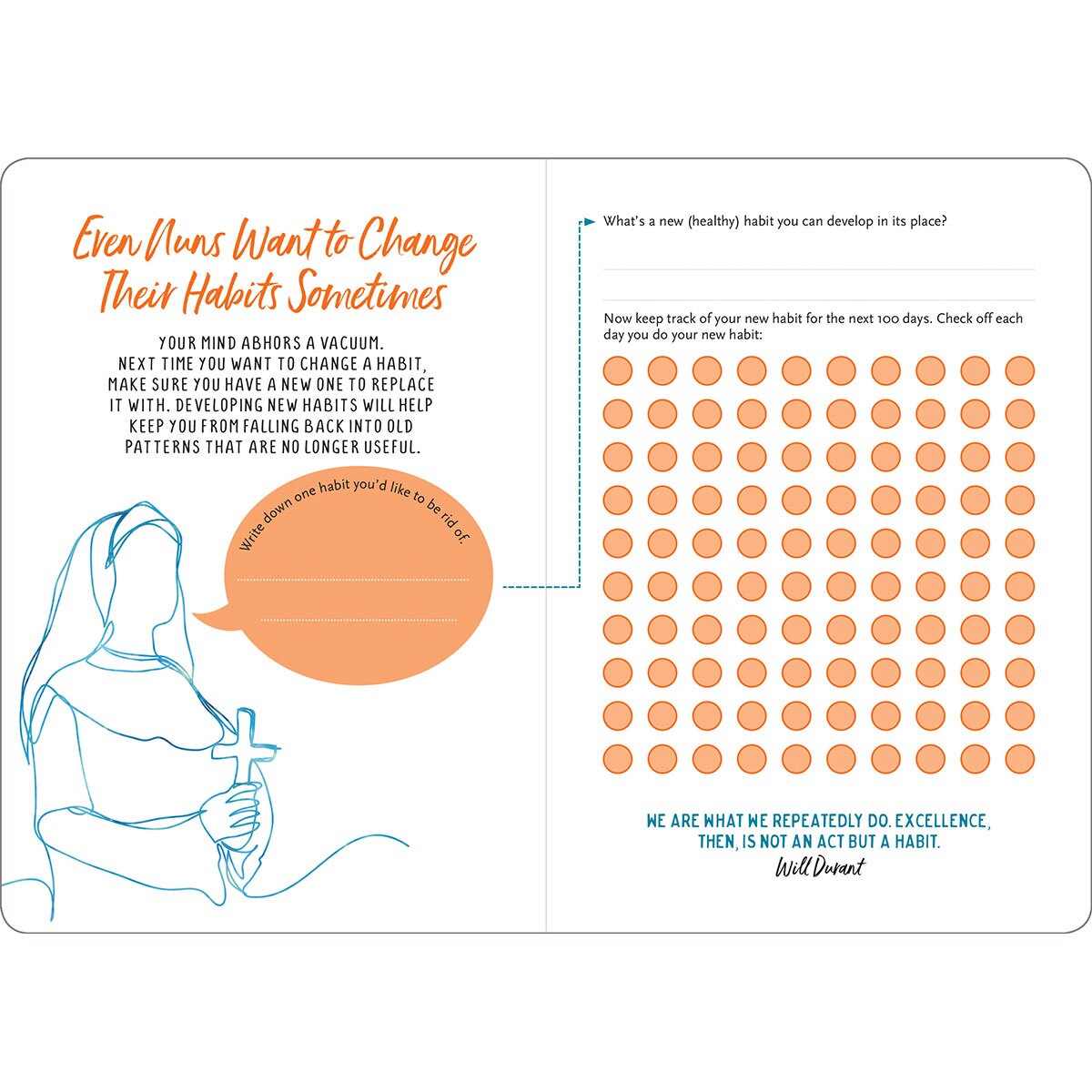 Buy  Inner Fucking Peace Journal book for her.