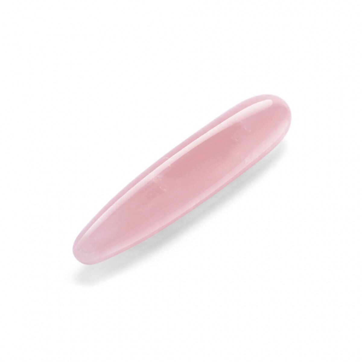 Le Wand Crystal Slim Wand Rose Quartz dildo made by Le Wand on sale at herVibrators.com