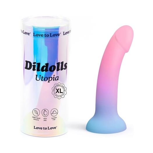 Love to Love Dildolls Utopia XLarge dildo made by Lovely Planet on sale at herVibrators.com