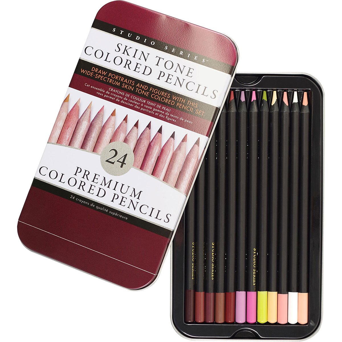 Buy  Skin Tone Colored Pencils 24pk book for her.