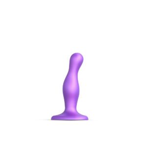 Strap On Me Curvy Plug Dil Metallic Purple Small Dildo