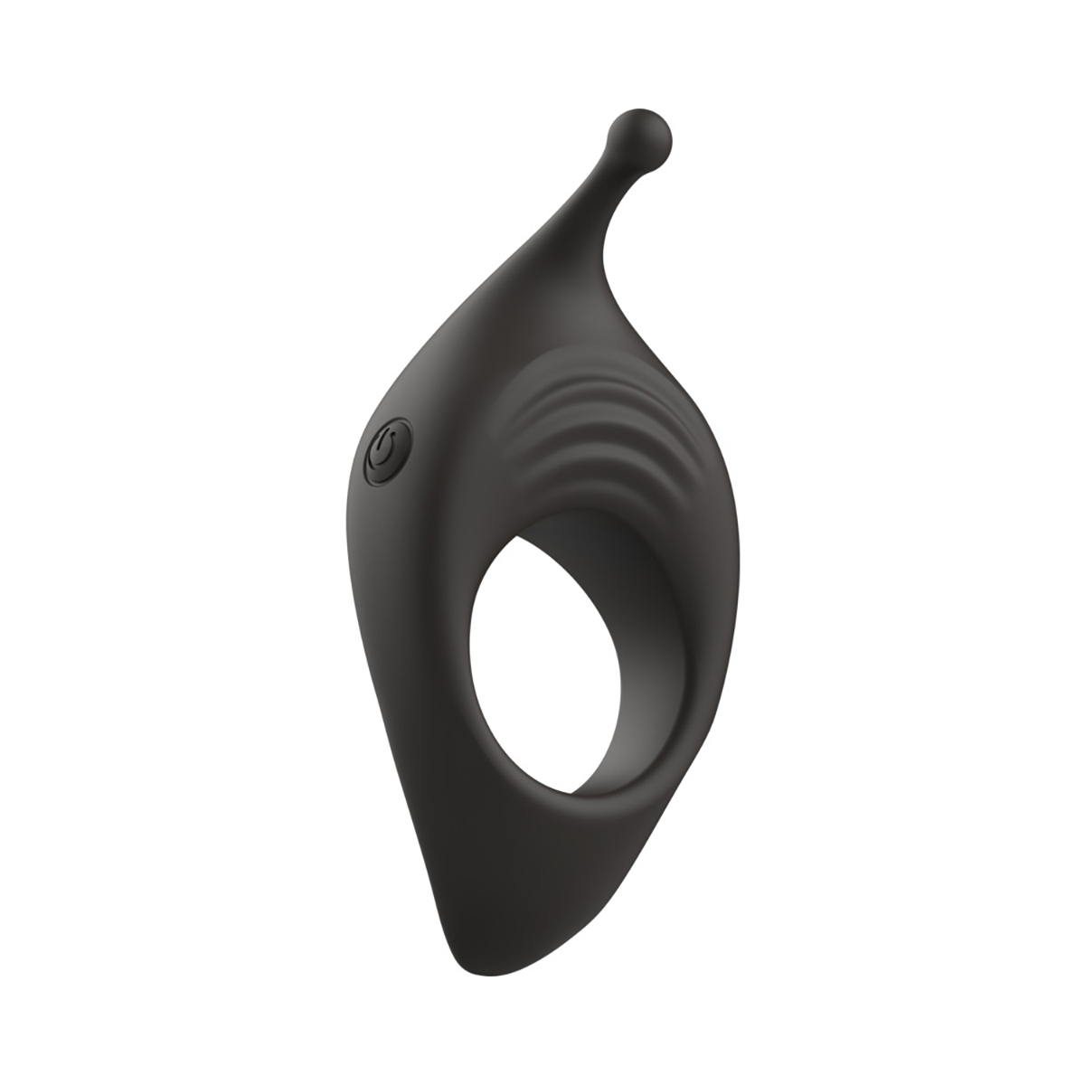 Black B Swish vibrator Bcharmed Rhythm Infinite Deluxe shown in hand for scale