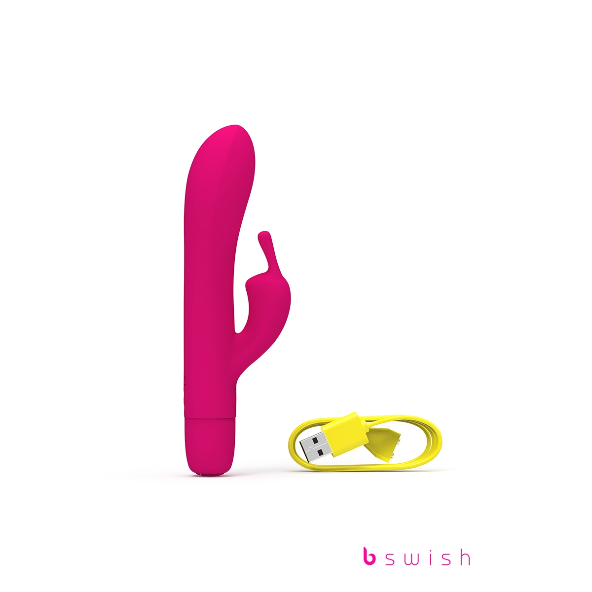Product image of the Pink B Swish vibrator on clean background