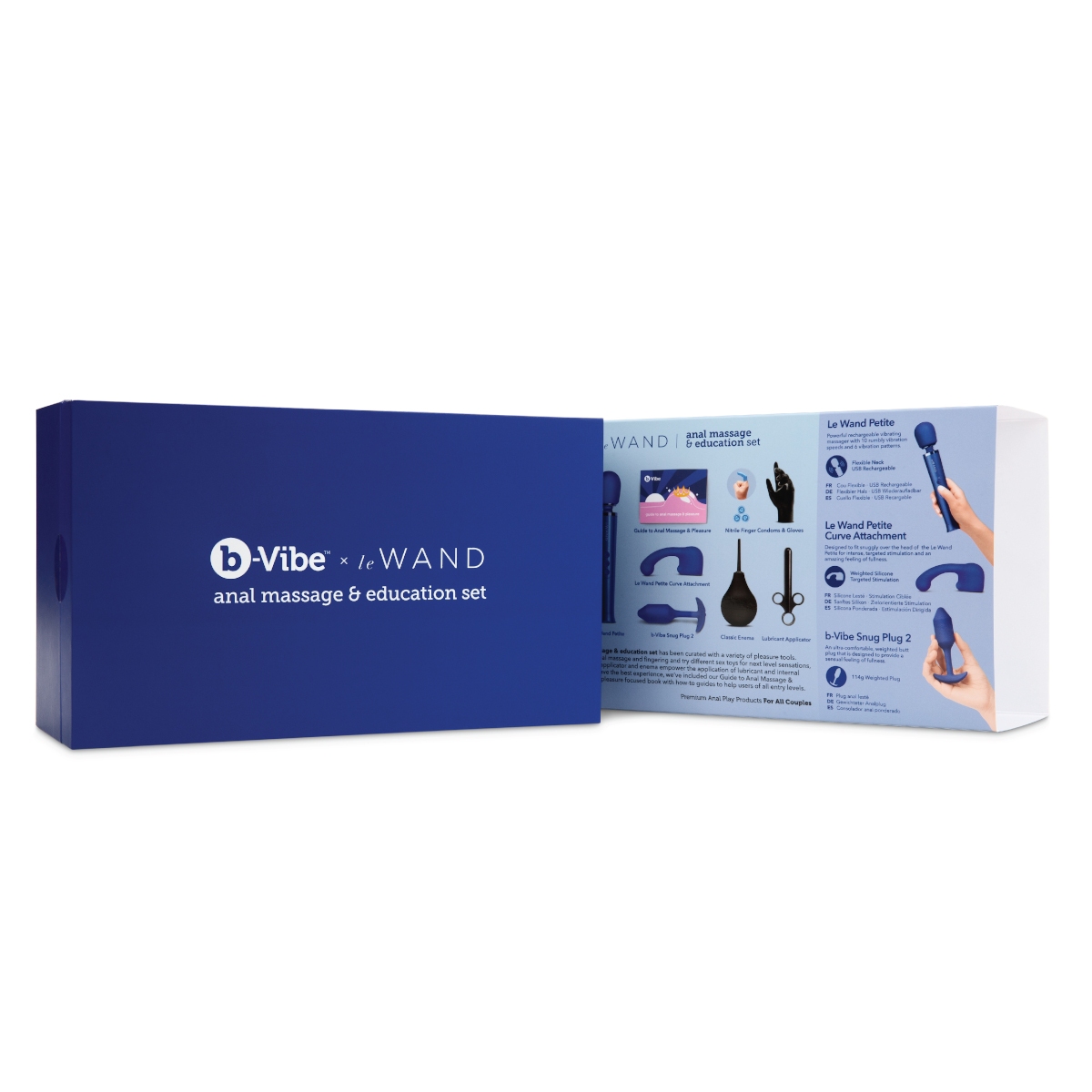 Product image of the  B-Vibe vibrator on clean background