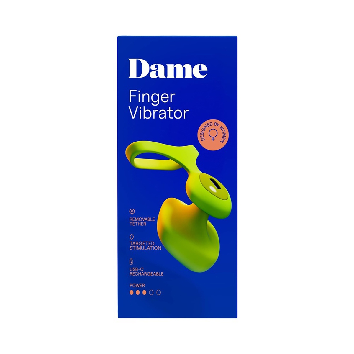Product image of the  Dame Products vibrator on clean background