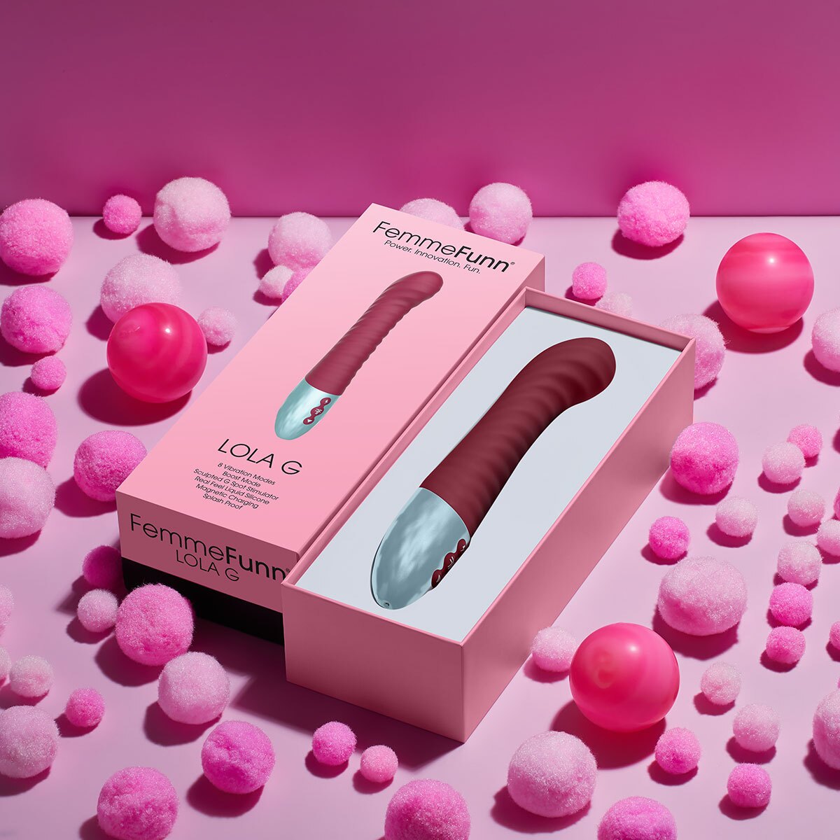 Product image of the  Femme Funn vibrator on clean background