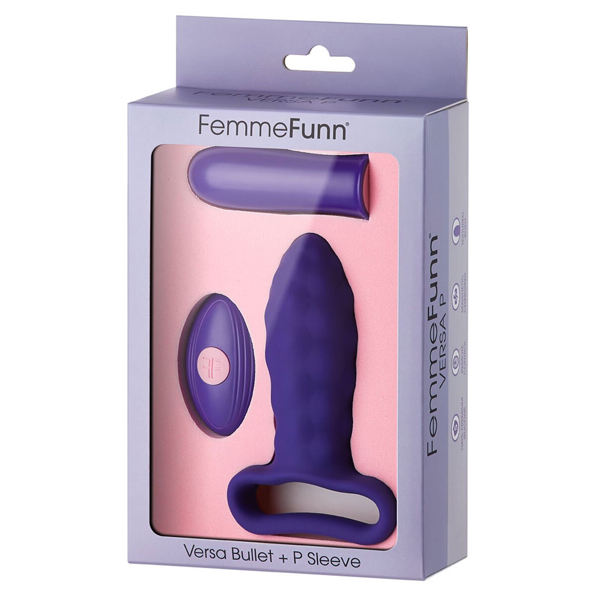 Close-up of the  Femme Funn vibrator for texture detail