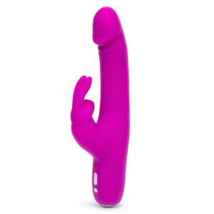 Purple Happy Rabbit Vibrator Slimline Realistic