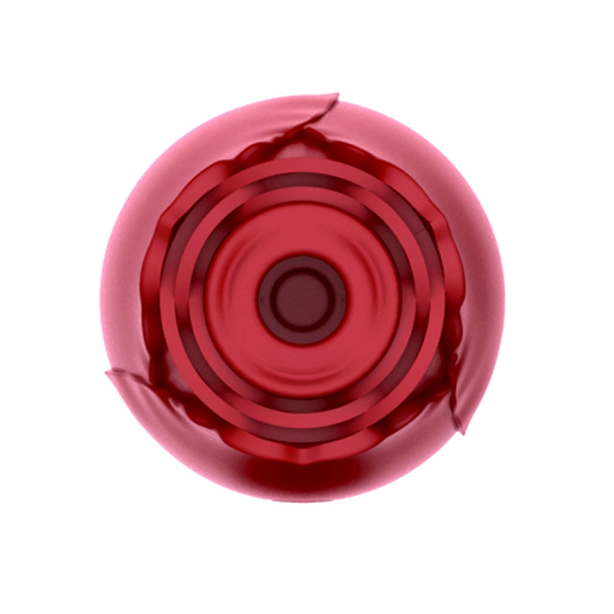Product image of the Red InBloom vibrator on clean background