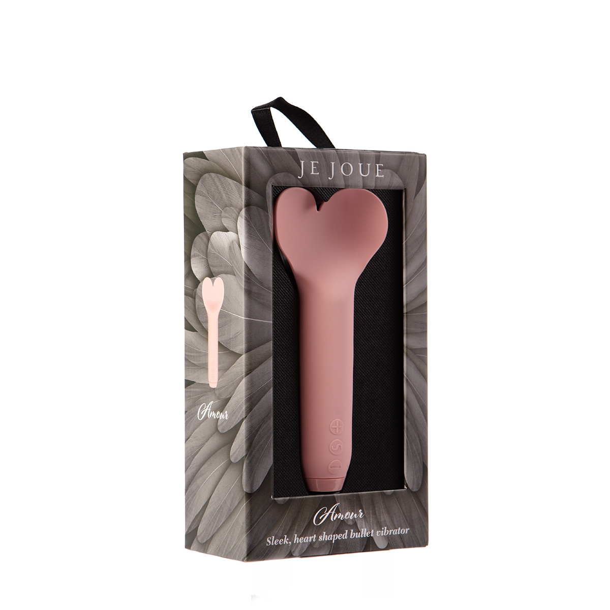 Angled view of the  Je Joue vibrator designed for intimate use