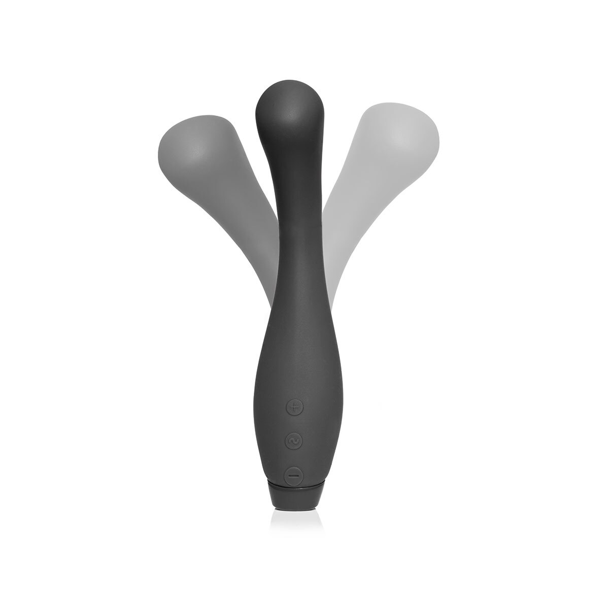 Close-up of the Black Je Joue vibrator for texture detail
