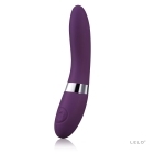 LELO vibrator Elise 2 Plum shown in hand for scale