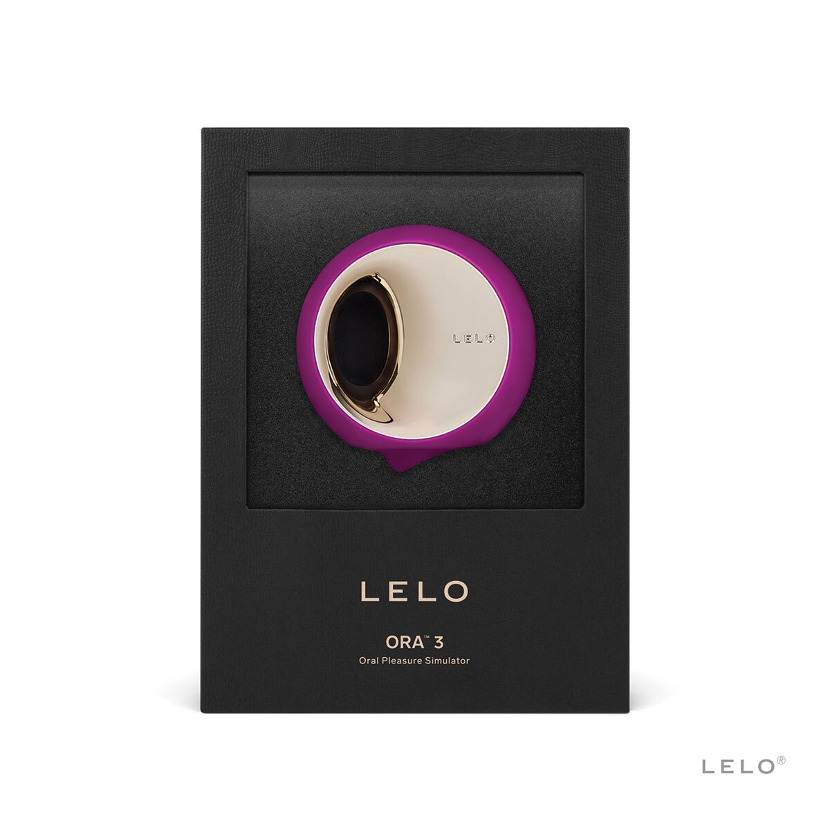 Close-up of the  LELO vibrator for texture detail