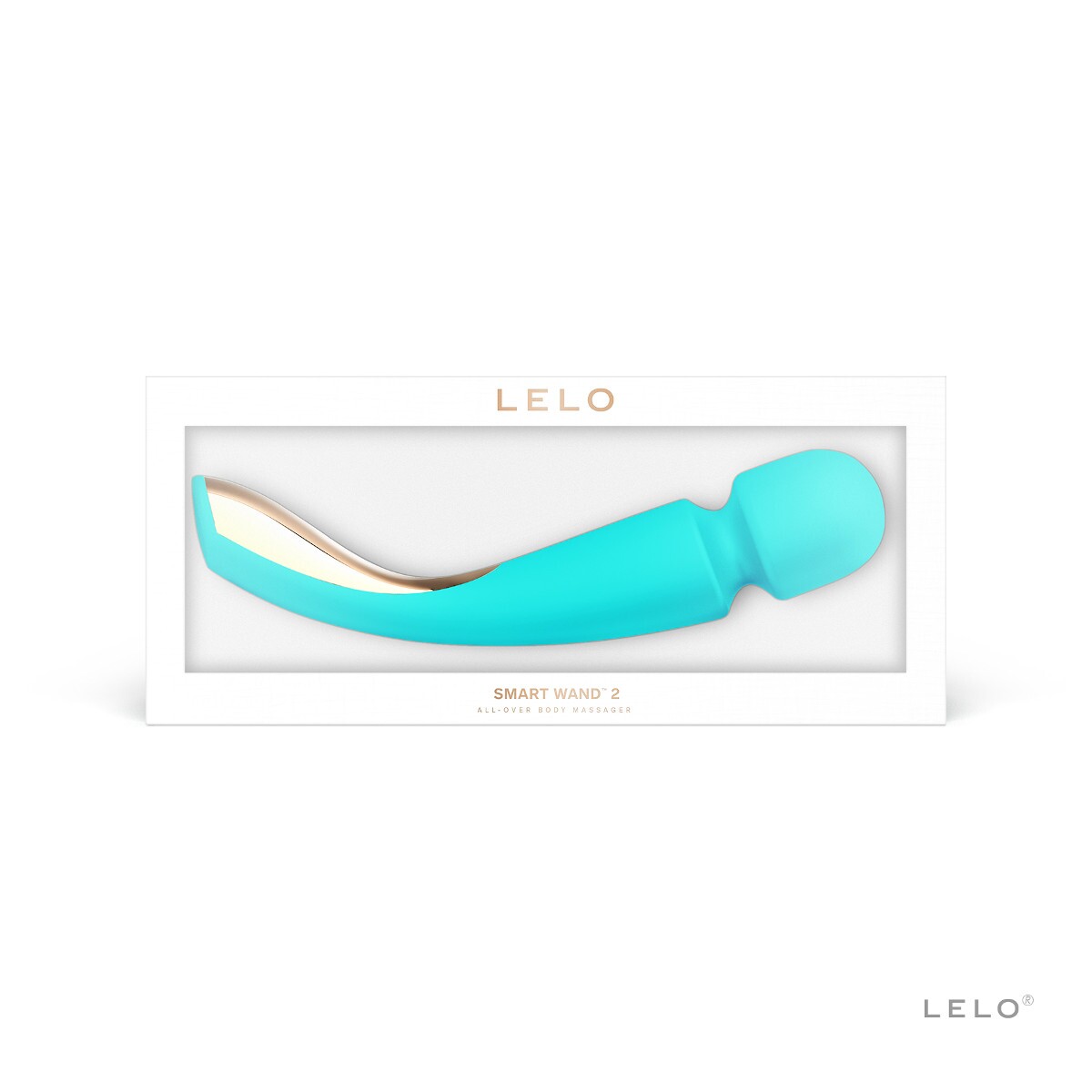 Close-up of the Aqua LELO vibrator for texture detail