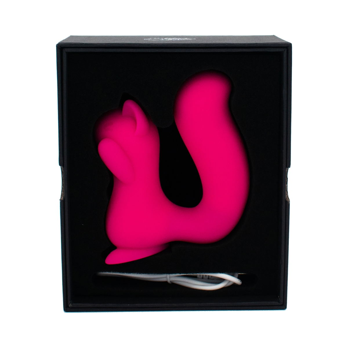 Angled view of the  Like a Kitten vibrator designed for intimate use