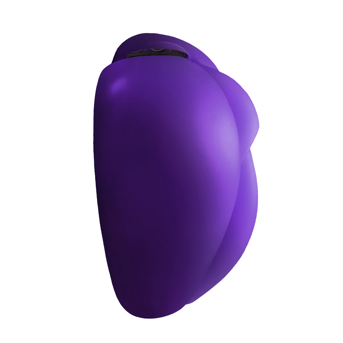 Close-up of the Purple Banana Pants vibrator for texture detail